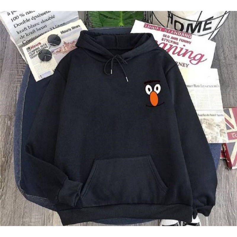 SWEATER SESAME STREET ELMO HOODIE MURAH