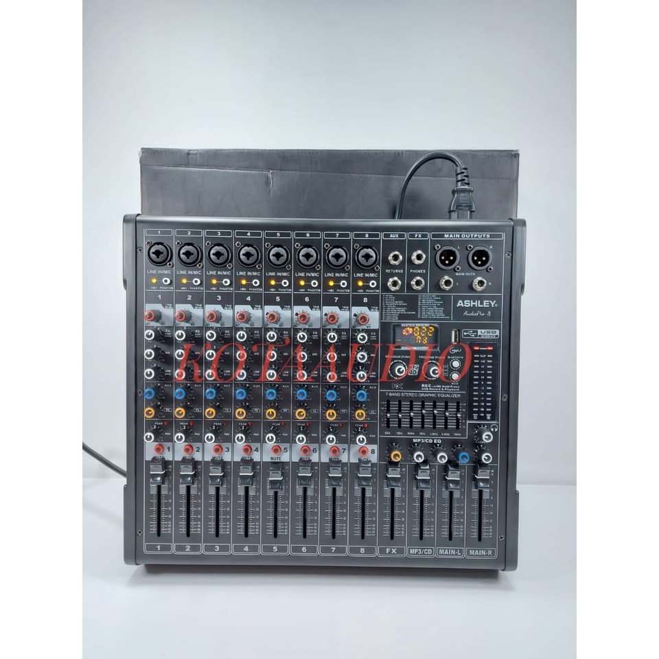 MIXER AUDIO ASHLEY AUDIO PRO8/AUDIO PRO 8 ORIGINAL 8 CHANNEL AUDIOPRO8
