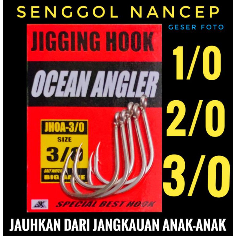 Jigging Hook Berlubang JK Limited Edition Ocean Angler Mata Kail Berlubang