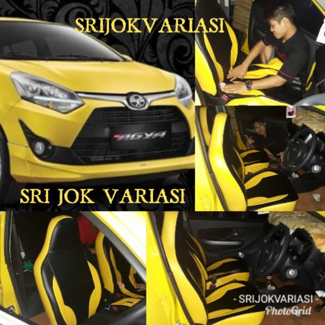Sarung jok mobil Agya. Brio. Honda jazz. 2017