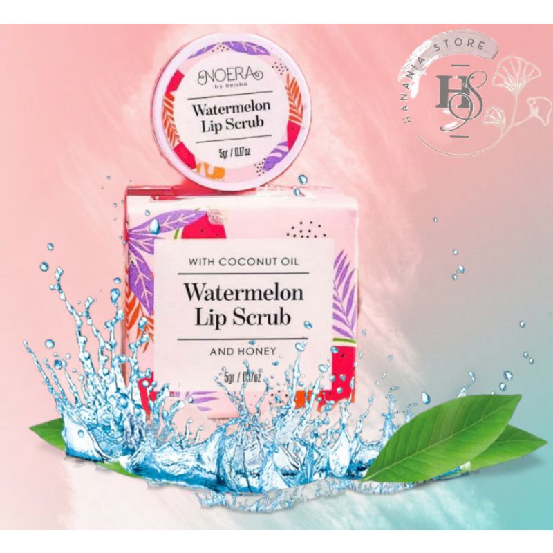 Noera Lip Scrub / Lip Scrub Noera / Watermelon Lip Scrub Noera