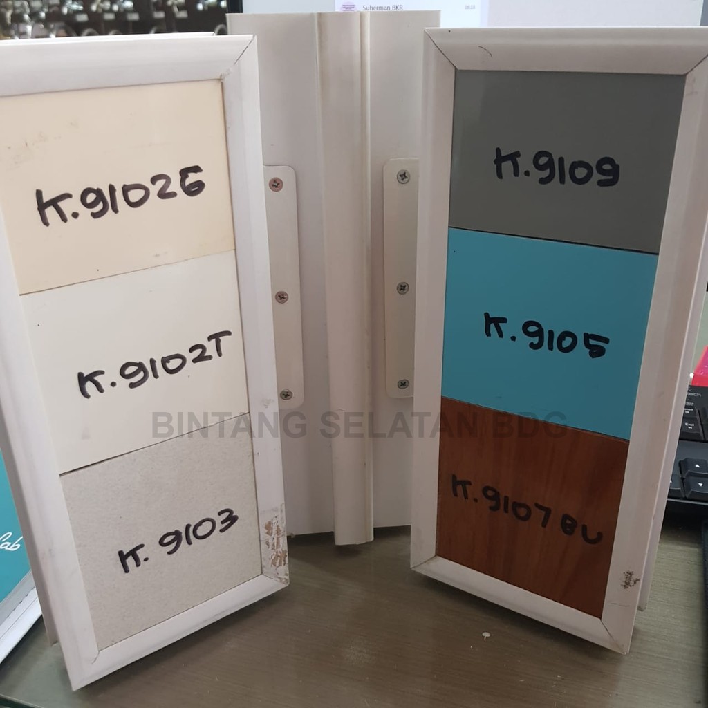 PINTU PVC / PINTU KAMAR MANDI SILKY CORAK KAYU