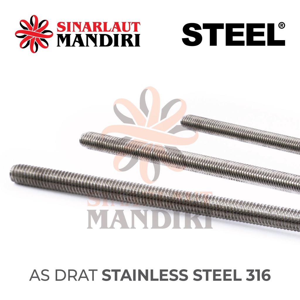 Asdrat Stainless Steel 316 / Long Drat / As Drat SS 316 (1M) 5/16