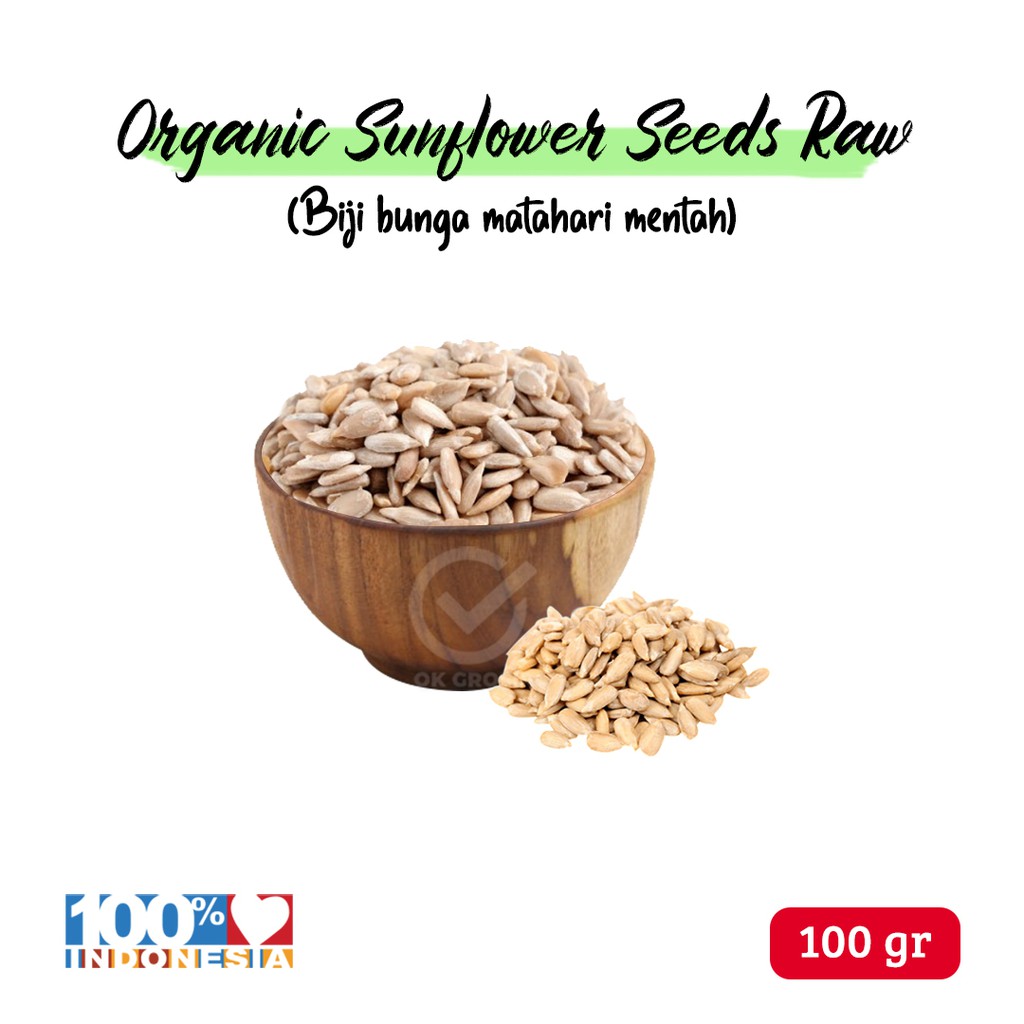 

Organic Sunflower Seeds Raw / Biji Bunga Matahari Mentah (100 gr)