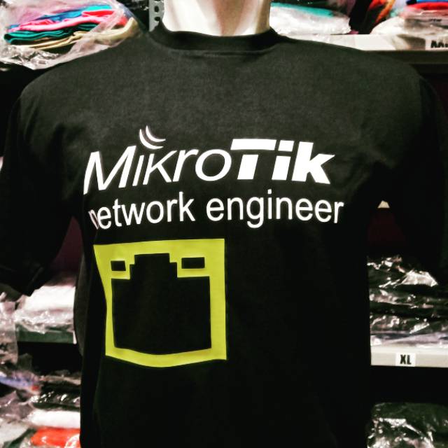 Tshirt Baju kaos mikrotik network engineer