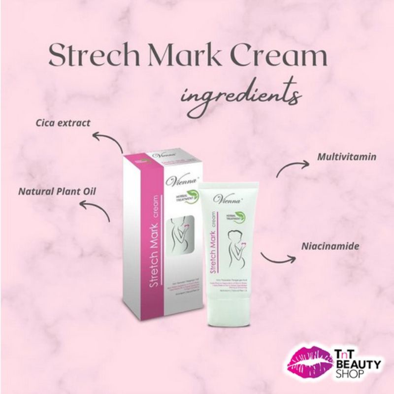 [rumahbayipdg] Vienna cream ORIGINAL penghilang Stretch Mark/Garis perut /selulit