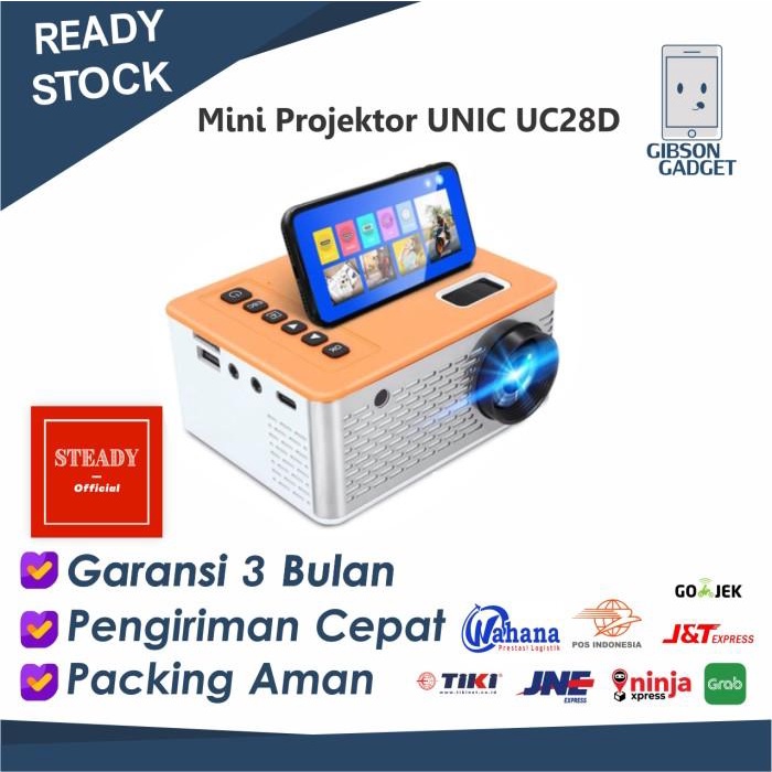 

Irled | Mini Projector Unic Uc28D Uc28 D Mini Portable Wifi Mirror Bukan Uc68