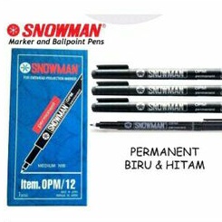 

Spidol OHP Snowman OPM Medium/Permanen Marker