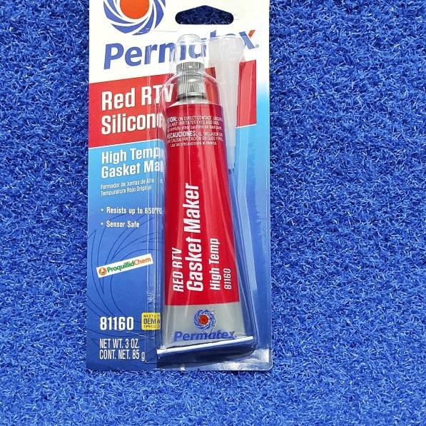 

✿ LEM GASKET PERMATEX MERAH RED RTV HI HIGH TEMP GASKET MAKER 26BR 85GR ☺