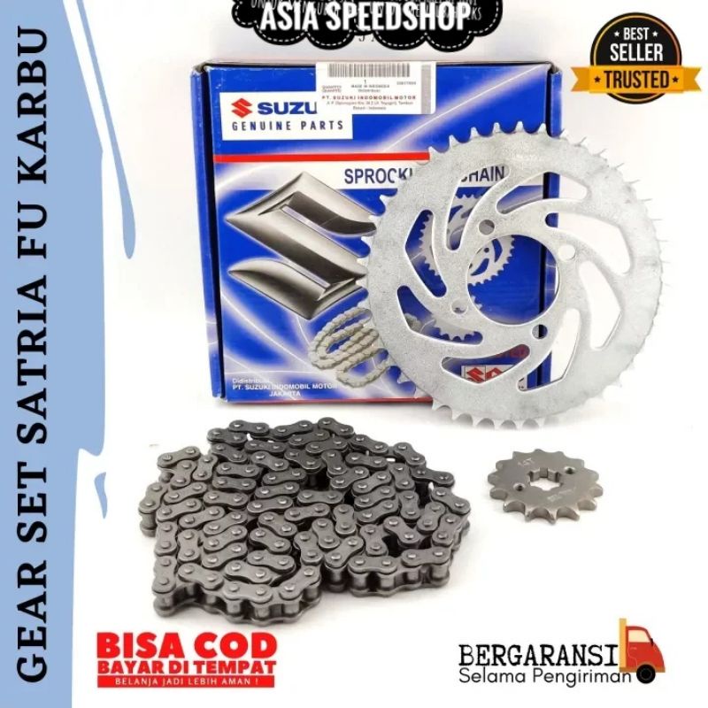 Gear Set Satria FU | Gir Satria FU Lama | Gear Satria FU OLD | Gear Set Suzuki Satria Fu
