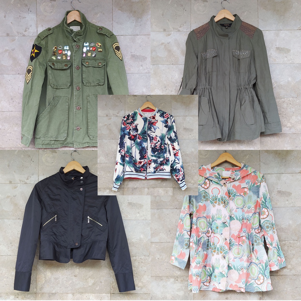 "CUCI GUDANG" JAKET CASUAL WANITA ZARA,SKYEYE DLL  SECOND