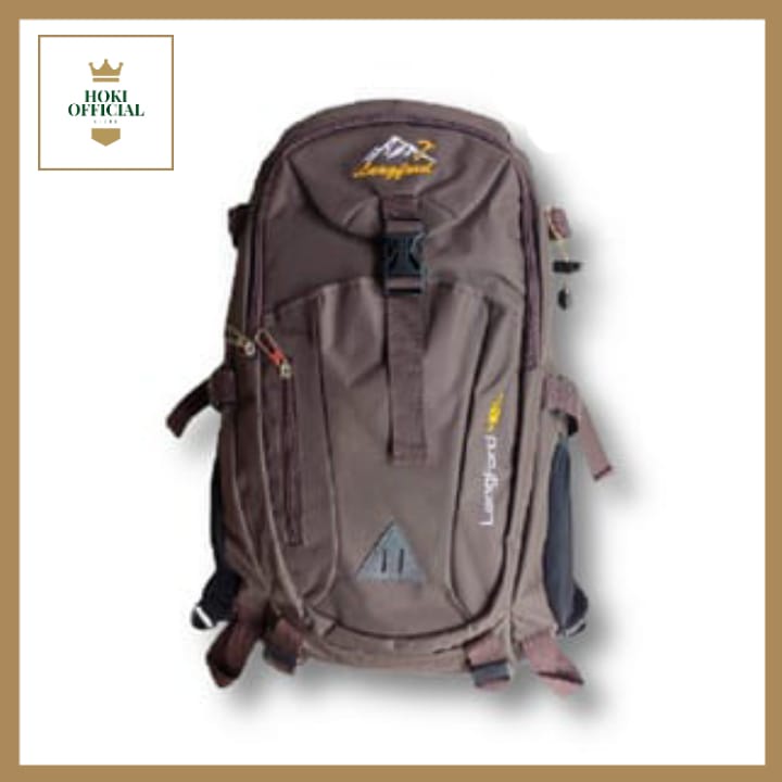 [COD] Tas Gunung Pria Carrier 40L Warna Hitam Kapasitas Besar Ransel Outdoor Mendaki Gunung Hiking Camping Tas Pria HokiOfficial