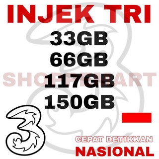 Kuota Data Internet Tri Get More Tembak Inject Paket Murah Shopee Indonesia