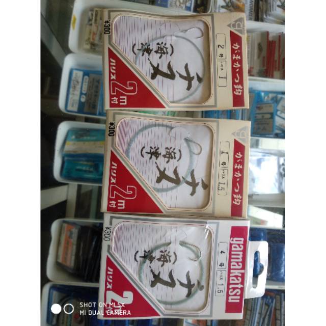 Kail pancing gamakatsu line 1/2/4