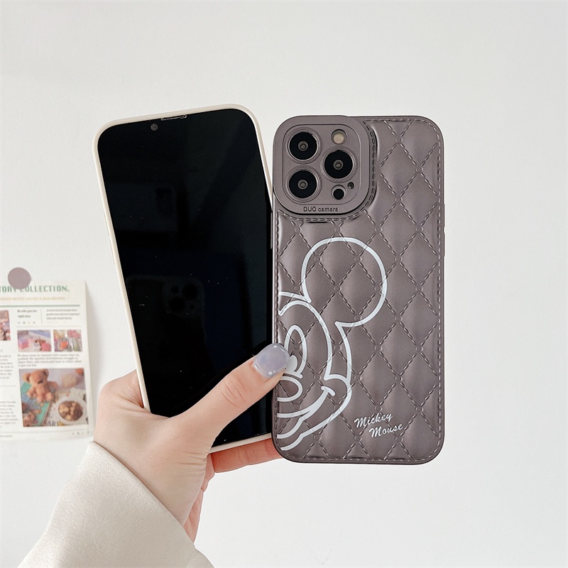 Case Pasangan Desain Disney Mickey Minnie Tahan Banting Untuk iphone 11 pro max 13 12 pro max Xs max XR 7plus 8plus