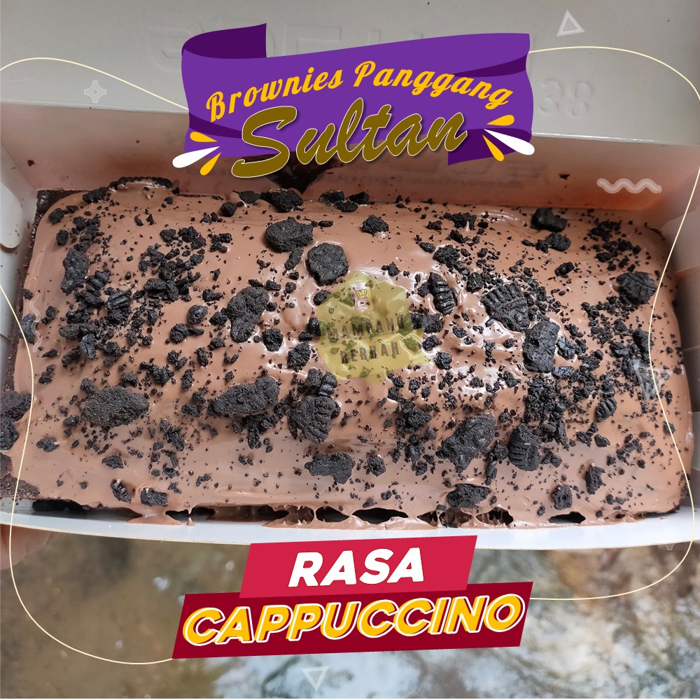 

Kue Brownies Panggang Bropang SULTAN Rasa Coklat Jepang Dengan Topping Cappuccino Keju Choconut Greentea Tiramisu Almond