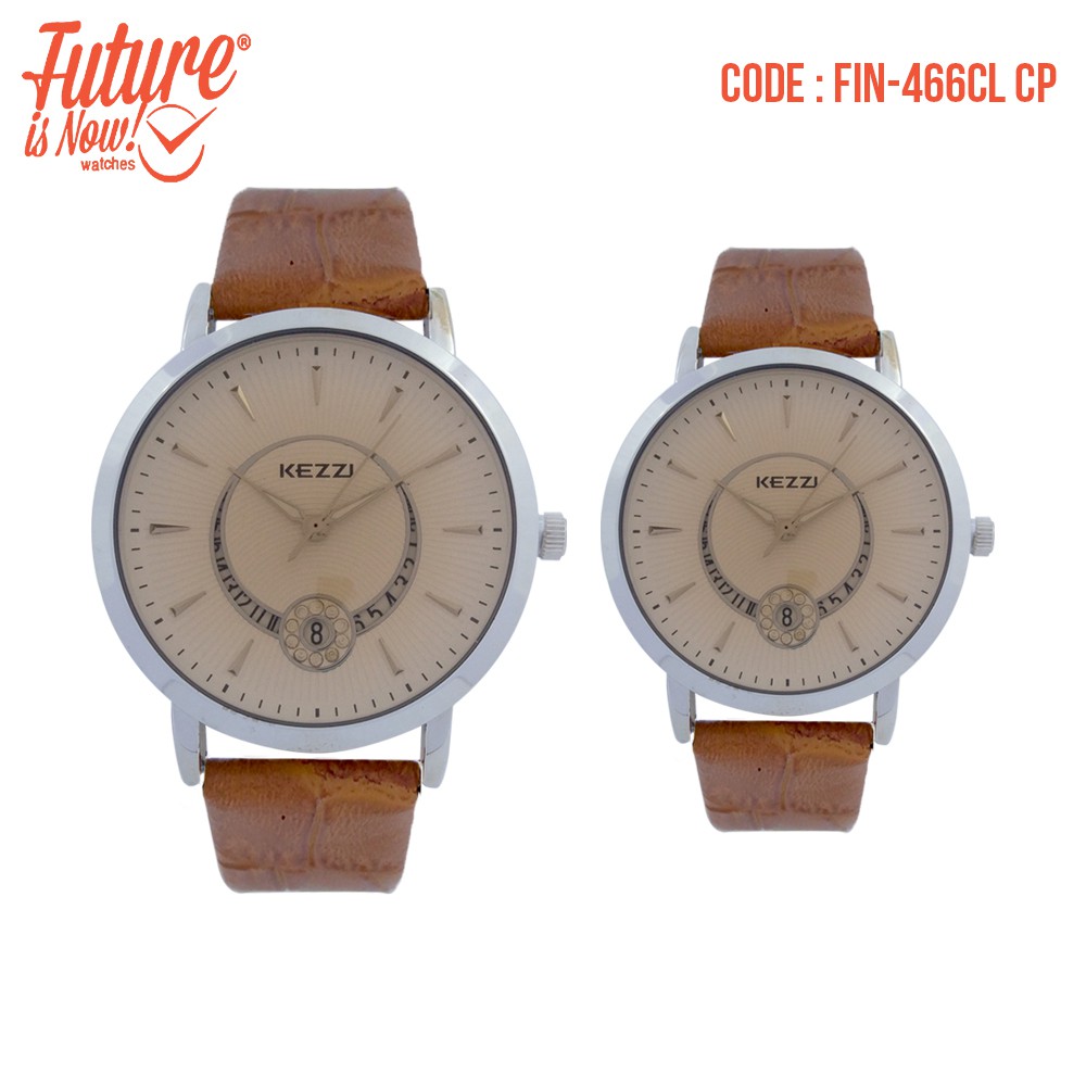 FINX-466 CL CP Jam Tangan Couple Pria dan Wanita Analog - Leather Strap/ FINX-463 CL CP