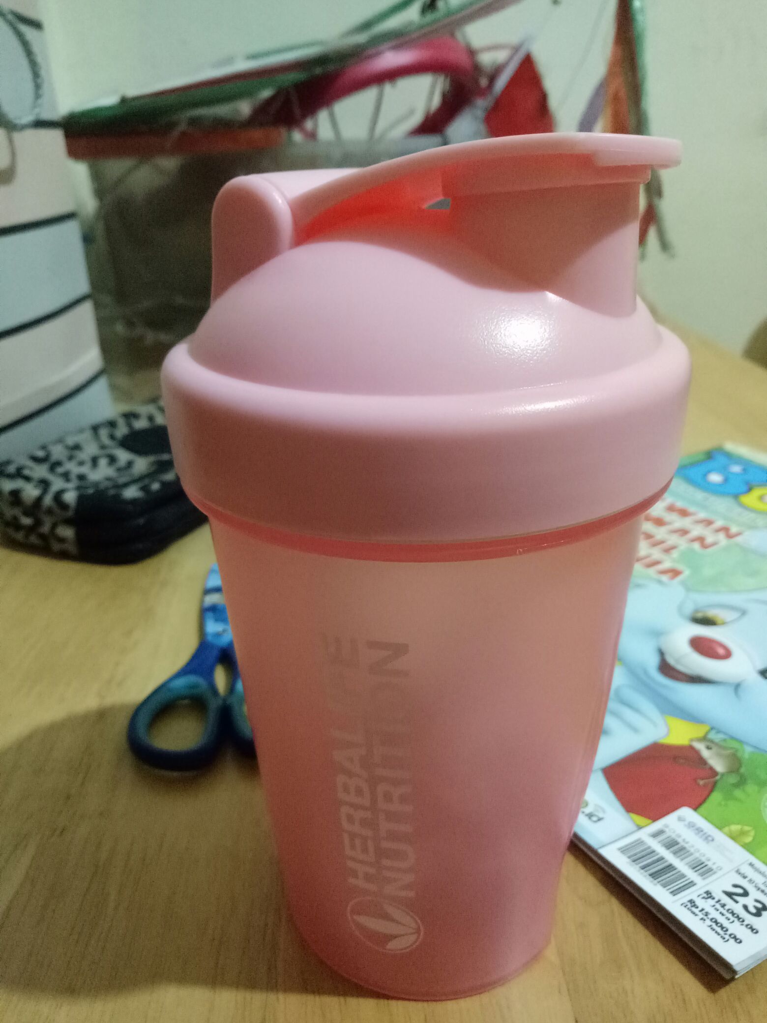 Botol Minum Shaker Herbalife 500ml / Shaker Neon Herbalife / Shaker Gym / Botol Herbalife - H0133-1