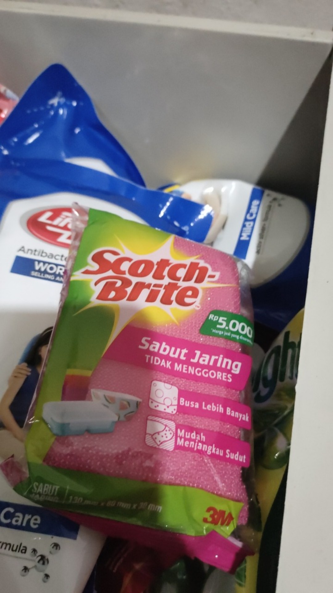 3m Scotch Brite Sabut Jaring / Sabut Spons / Spons Cuci Piring / Sabut Stainless