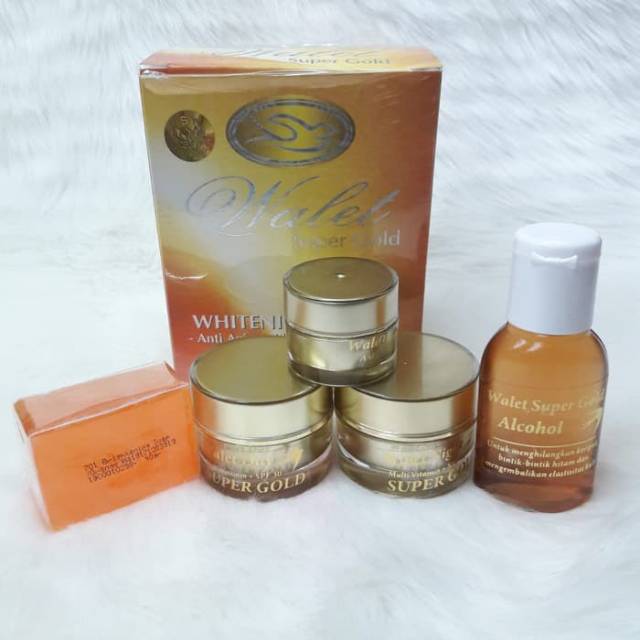 Paket Cream Walet Super Gold Original 5in1 [ Pot Kaca ] Original 70k