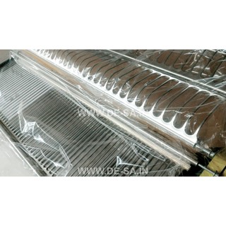  Huben  Rak  Piring  Dish Rack Stainless Steel 80cm Shopee 