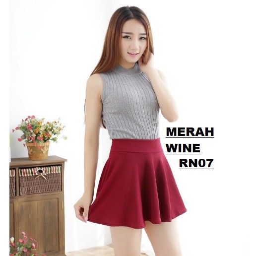 Rok Mini Korean Pleate Skirt RN