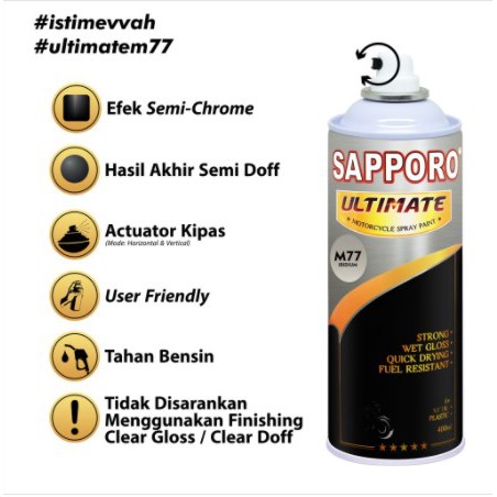 Sapporo Ultimate M77 Iridium / Sapporo Spray / Pilok / Cat SappoRO