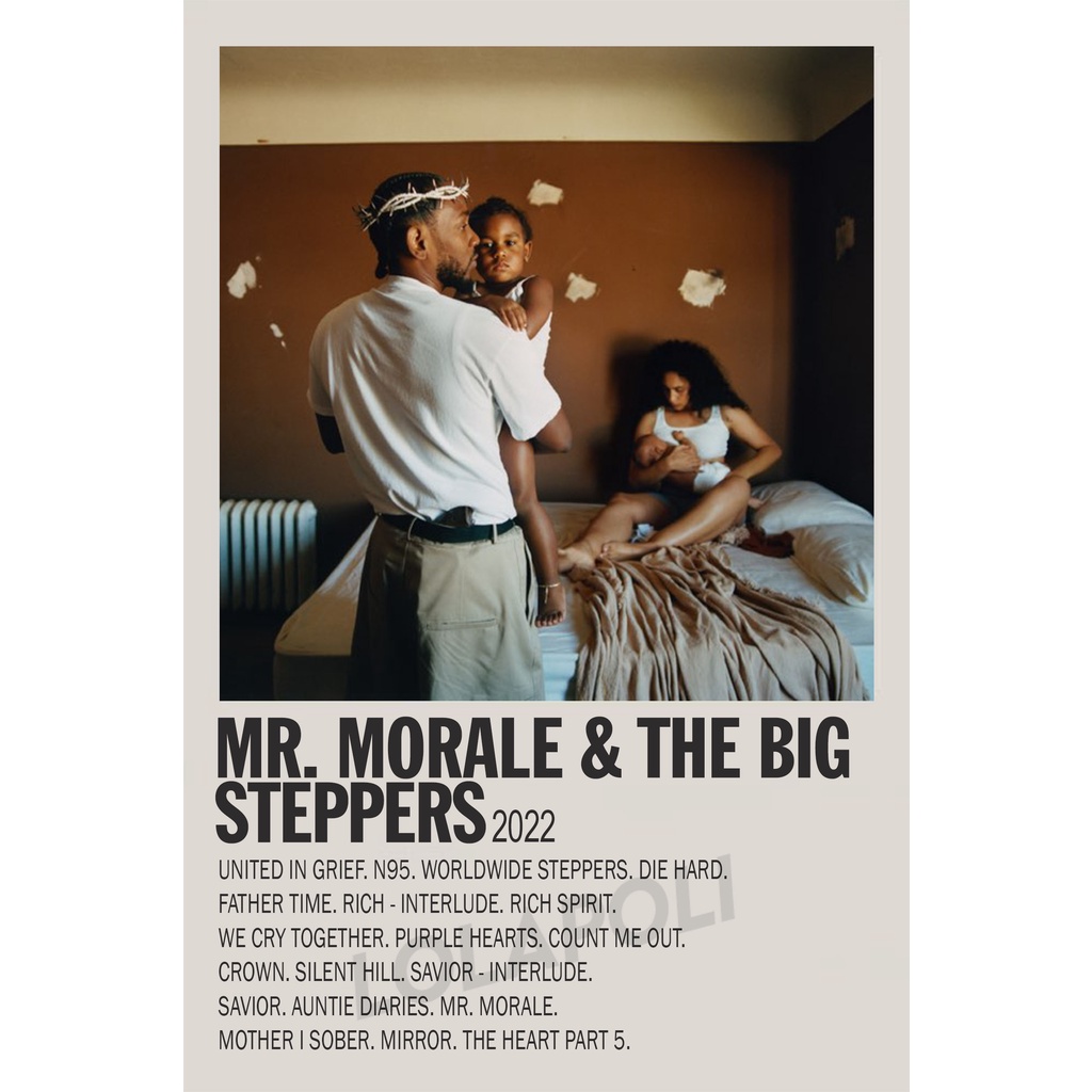 Poster Cover Album Mr. Morale &amp; The Big Steppers - Kendrick Lamar