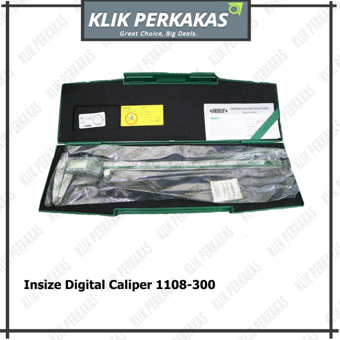 

Digital Caliper / Jangka Sorong / Sigmat Insize 12" (300Mm) 1108-300