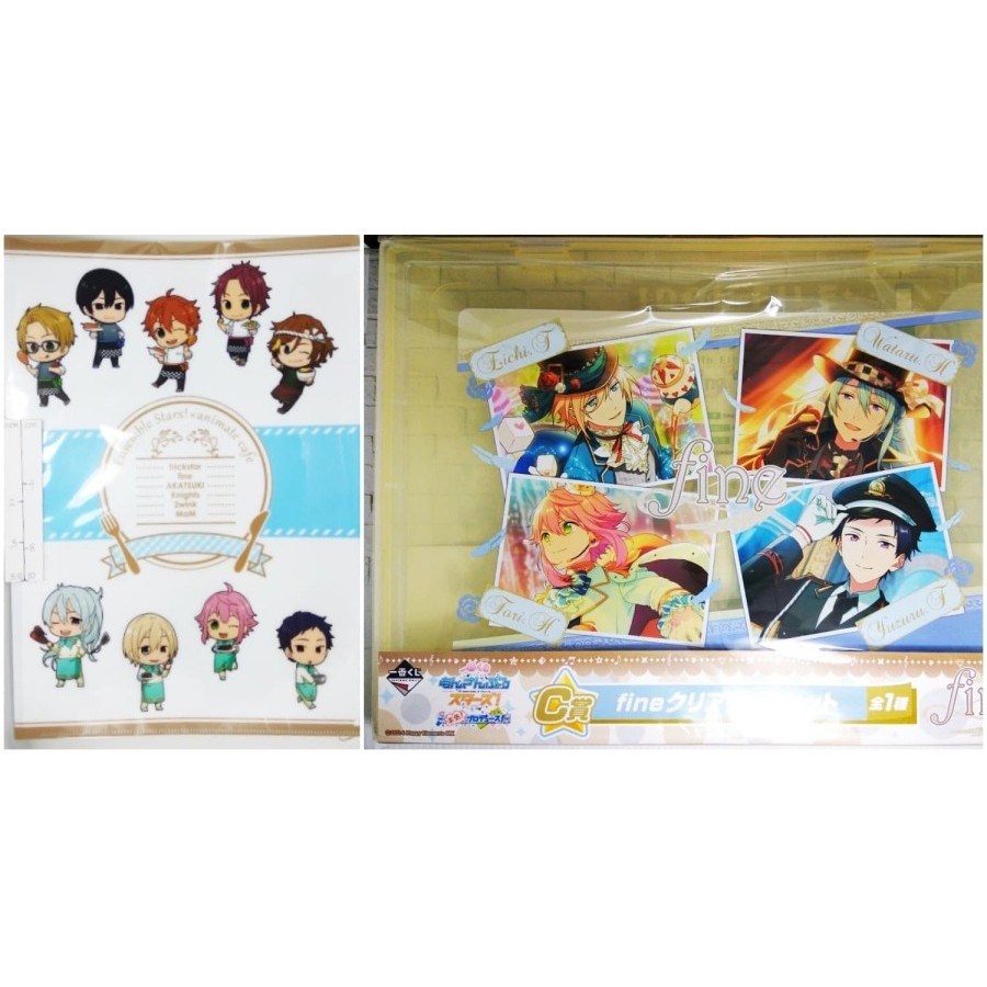 Ensemble Stars fine Clear Case Set Eichi Wataru Tori Ansuta Clear File