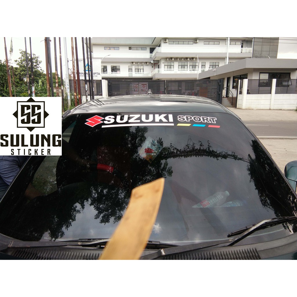 Stiker Kaca Depan Mobil Variasi Suzuki Dan Varian Motif Lainnya Cutting Sticker Termurah