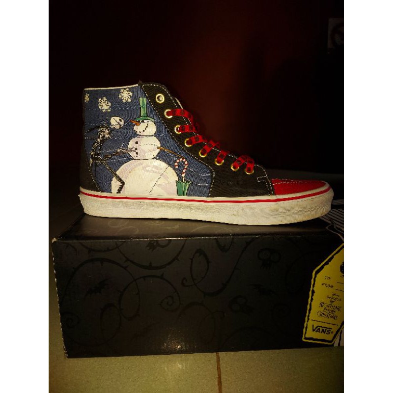 VANS SK8hi nightmare before christmas merah