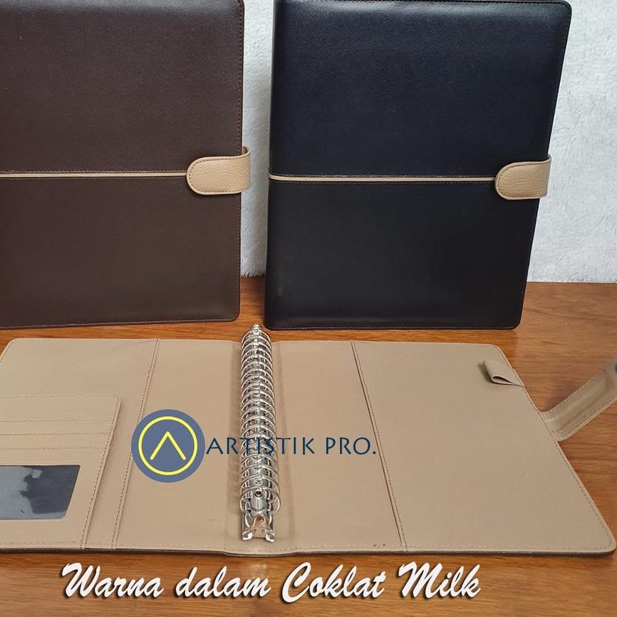 

(kode-764) BINDER POLOS SKY FORMAL WARNA KOMBINASI A5/20RING DAN B5/26RING #