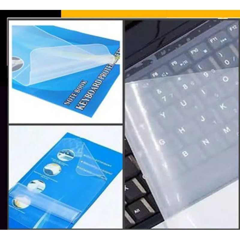 keyboard protektor ukuran 10&quot; dan 14&quot; laptop