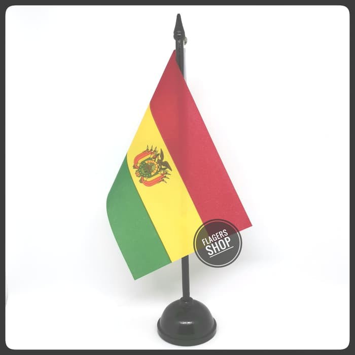 

Bendera Meja Bolivia + Tiang Kayu