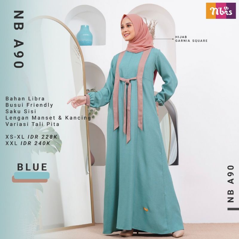 NB A90 / Nibras NB A90 / Nibras terbaru / Nibras gamis