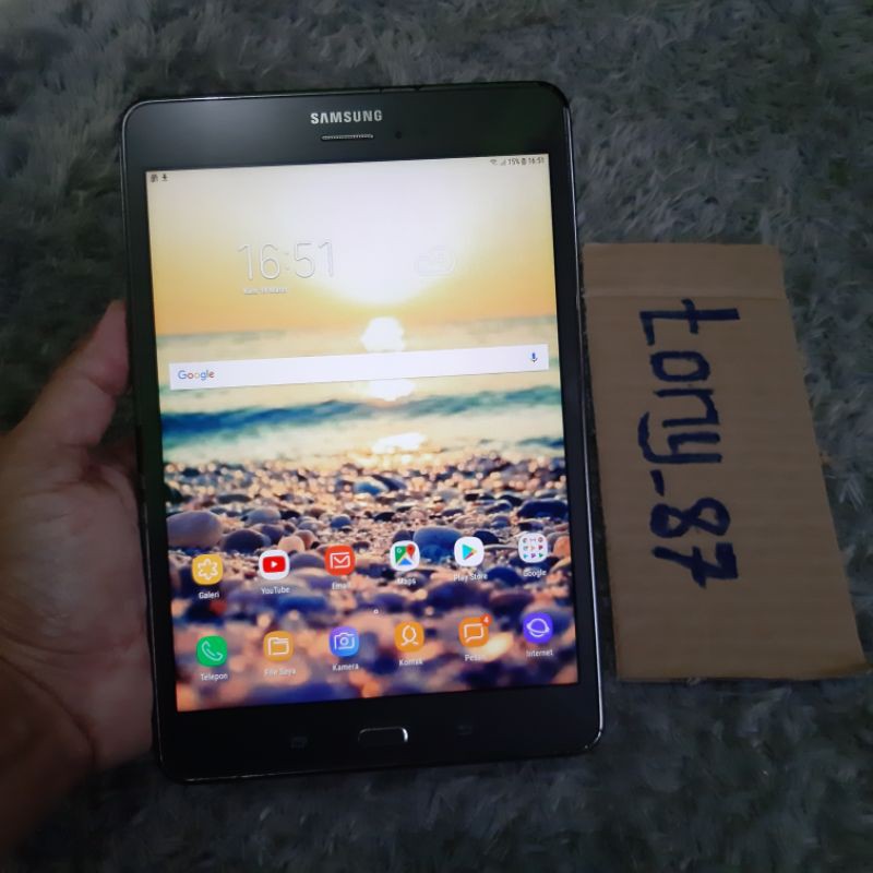 Samsung Tab A with S pen 2/16gb 8inch SM-P355 second berkualitas