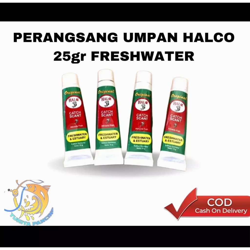 Halco Catch Scant 25Gr Campuran Umpan Pancing Ikan / Perangsang Umpan Ikan Kolam atau Lomba