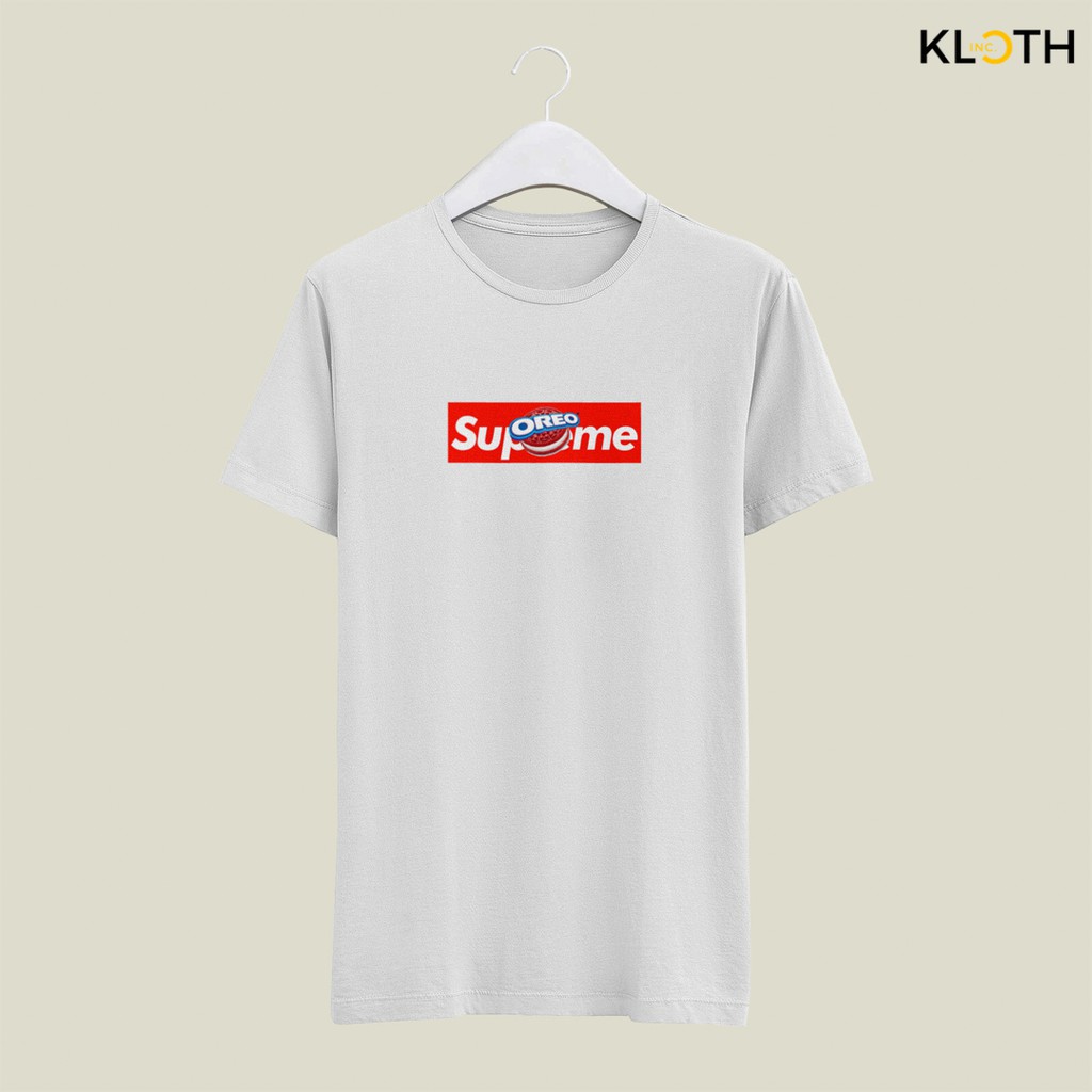 [NEW ARRIVAL] Kaos Oreo Supreme Hypebeast Cotton 24s Premium