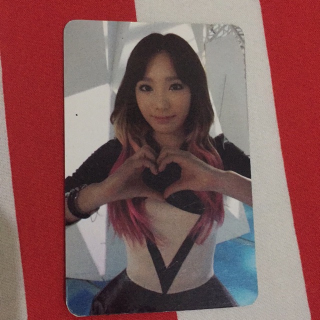 SNSD - TAEYEON THE BOYS PHOTOCARD