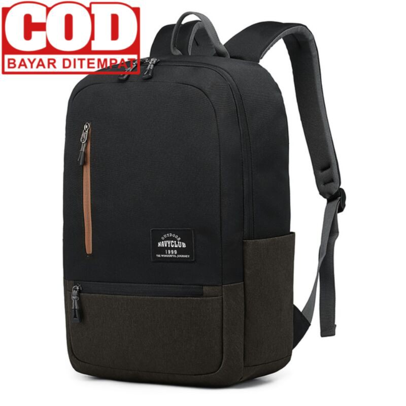 Navy Club Backpack Tas Laptop Ransel Pria