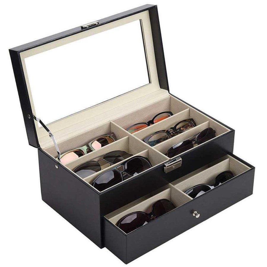 Kotak Display Kacamata Eyeglasses Sunglasses Box 12 Slot-CO-Z - Black