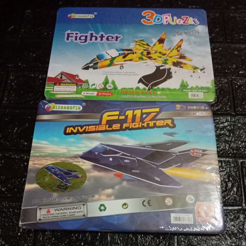 LYSASHOP - MAINAN EDUKASI ANAK PUZZLE 3D DIY BESAR/MELATIH MOTORIK KREATIFITAS KESABARAN IMAJINASI-Kendaraan Perang