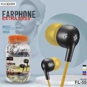 handfree earphone hanset handset headset fleco flexcom FL-55 FL55 super extra bass 1toples isi 50bj