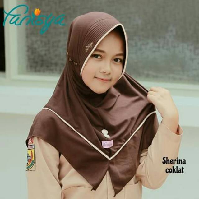 BERGO ANAK SEKOLAH COKLAT PRAMUKA | BERGO SHERINA | FANISYA