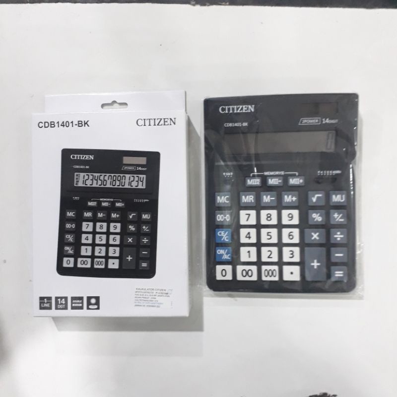 

KALKULATOR CDB1401-BK : CITIZEN