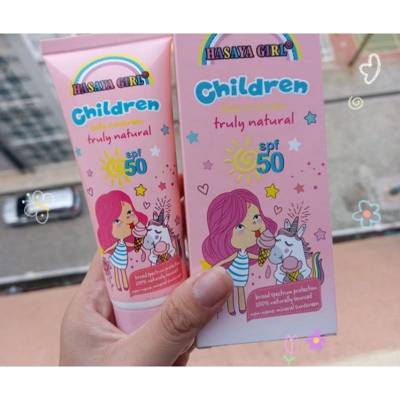 ❤G.A.SHOP❤ HASAYA GIRLS SUNSCREEN CHILDREN SPF 50