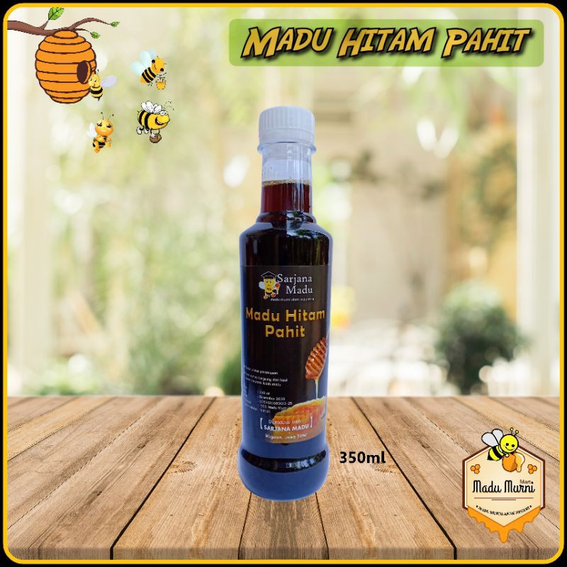 

Madu Hitam Pahit Antikanker Antioksidan 350ml