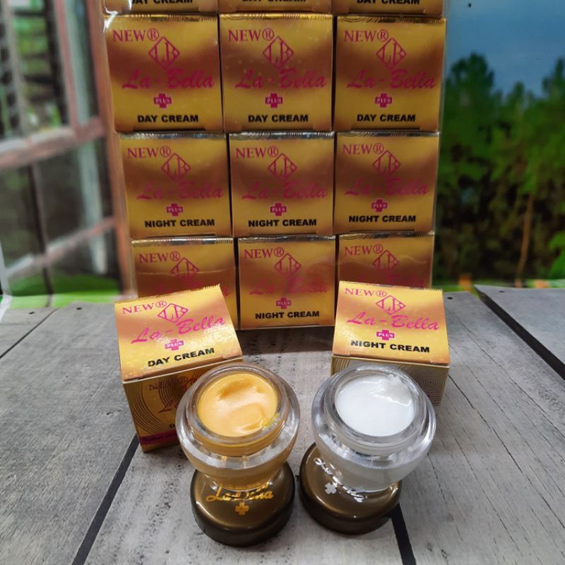 Cream Wajah Labella Gold Siang Malam - Day - Night Cream