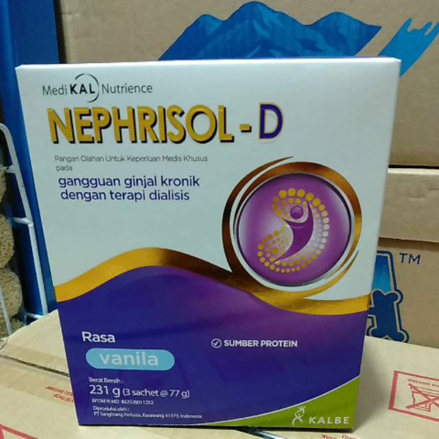 

Neprisol-d susu nutrisi untuk pasien ginjal dg terapi dialisis